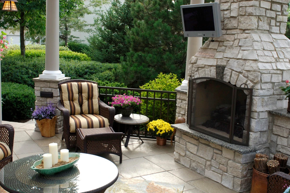 Outdoor Entertaining & Living Space by Poul's Landscaping & Nursery, Inc. - Photo 17