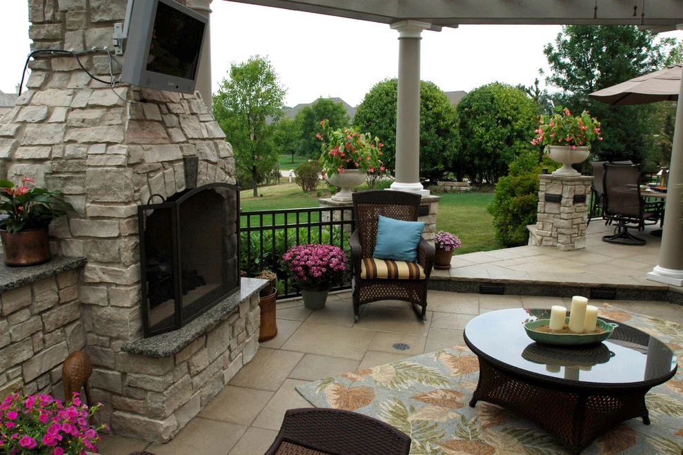 Outdoor Entertaining & Living Space by Poul's Landscaping & Nursery, Inc. - Photo 6