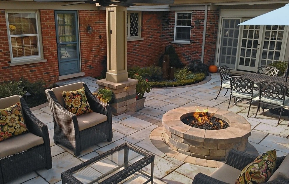 North Shore Cozy Patio and Firepit by Poul's Landscaping & Nursery, Inc. - Photo 4