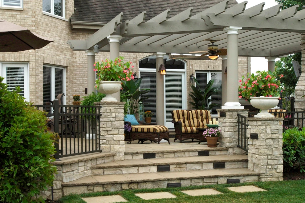 Outdoor Entertaining & Living Space by Poul's Landscaping & Nursery, Inc. - Photo 28