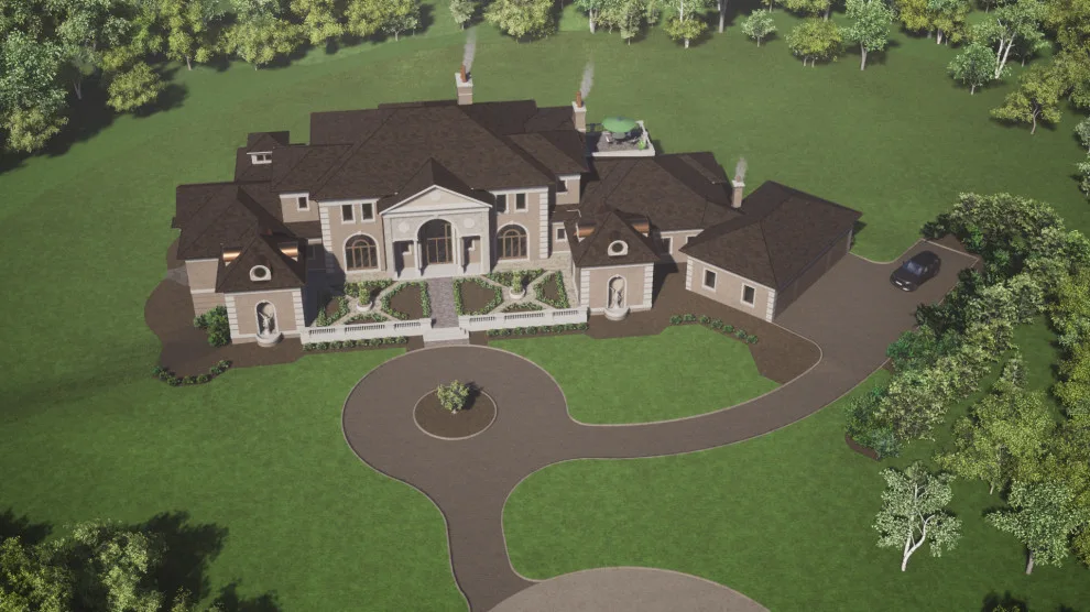 Timeless Stone Villa Overlooking the Golf Course by FORNEY + Architecture, LLC - Photo 5