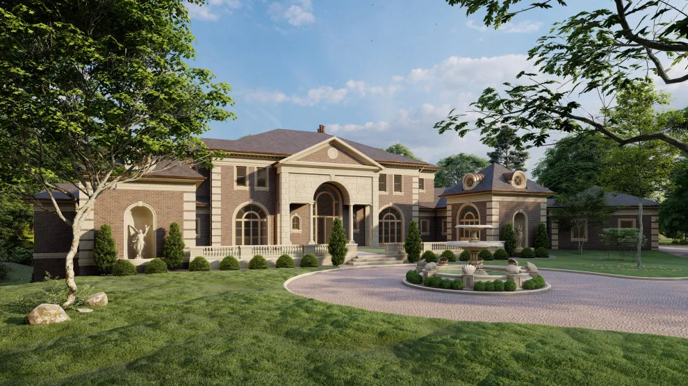 Timeless Stone Villa Overlooking the Golf Course by FORNEY + Architecture, LLC - Photo 6