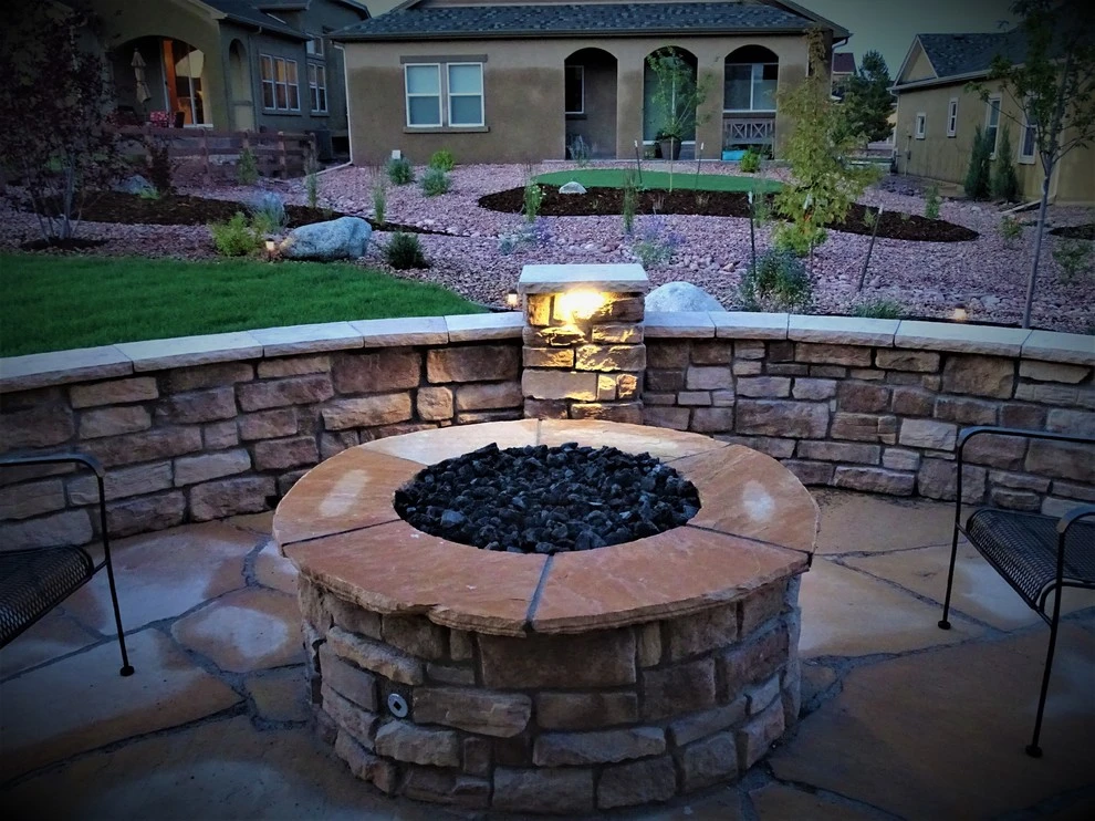 Outdoor lights designs by RC Custom Landscape & Stonework - Photo 10