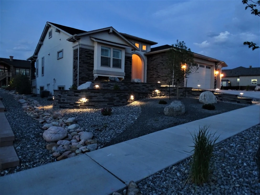 Outdoor lights designs by RC Custom Landscape & Stonework - Photo 4