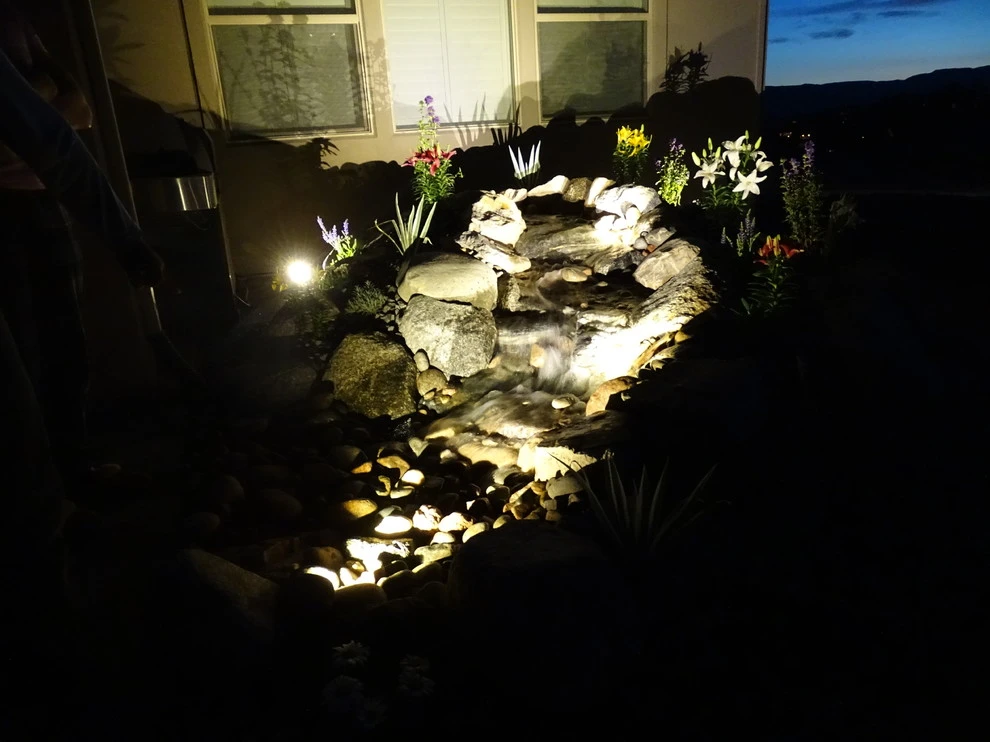 Outdoor lights designs by RC Custom Landscape & Stonework - Photo 7
