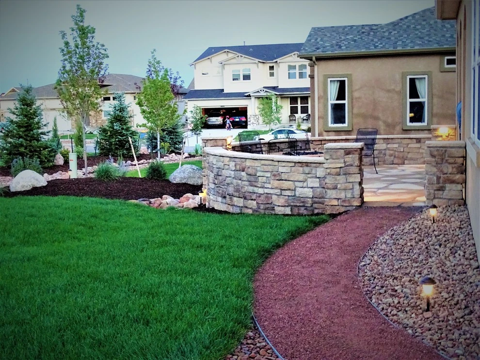 Outdoor lights designs by RC Custom Landscape & Stonework - Photo 12