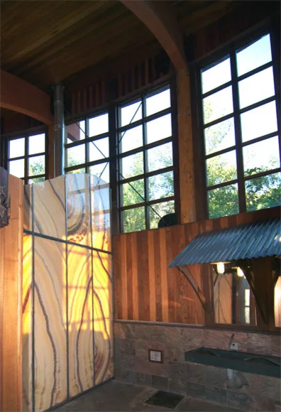 Bath House in Steamboat Springs, CO by Michael J. K. Olsen Architects - Photo 4