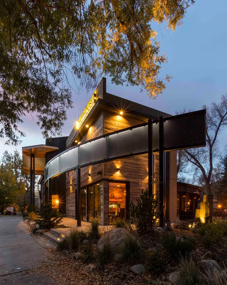 Contemporary Dining in Steamboat Springs, CO by Michael J. K. Olsen Architects - Photo 4
