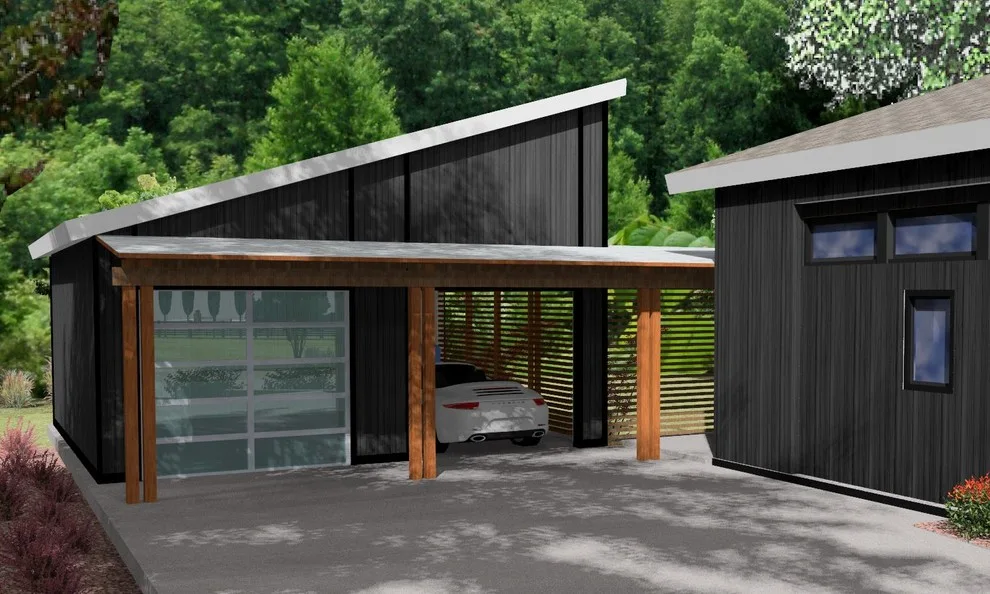 modern garage by Barnett Adler - Photo 6