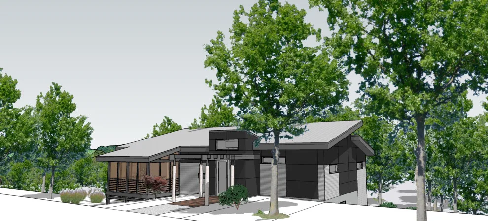 Modern New Home by Mark A. Henrichs Architect - Photo 2