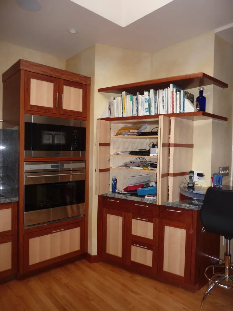 Contrasting Wood Cabinets Enhance the Kitchen by Rebecca Schnier Architecture - Photo 5