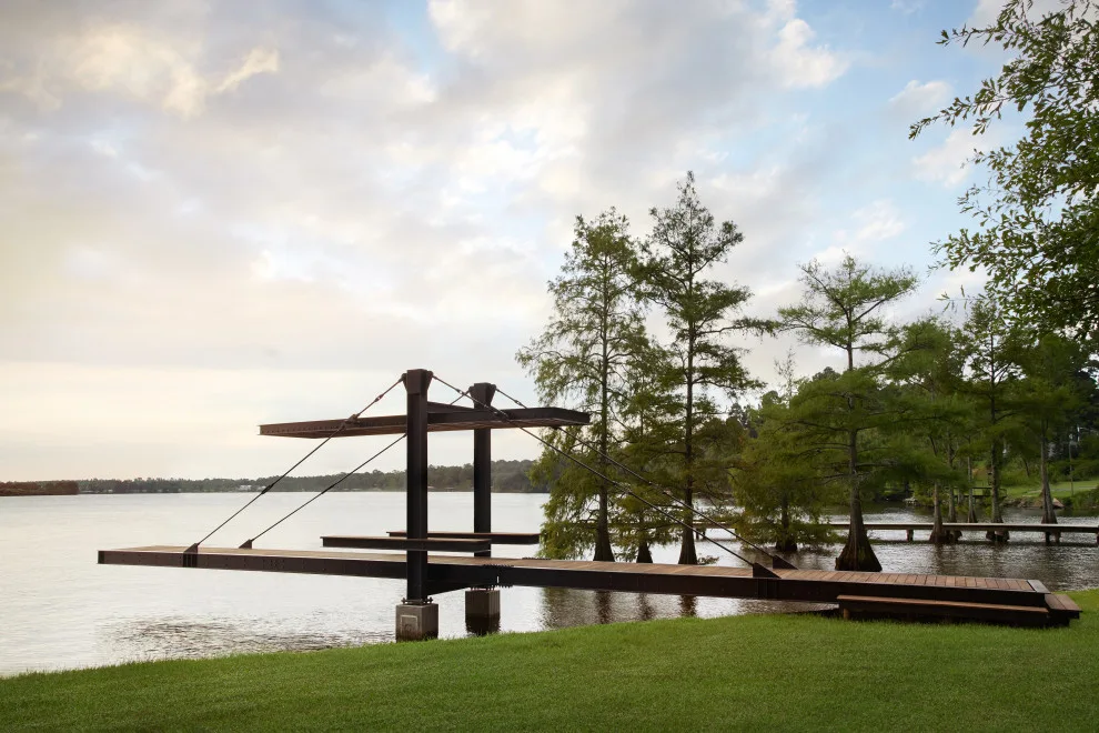 Dock at Twelve-Mile Bayou by Robert M. Cain, Architect - Photo 4