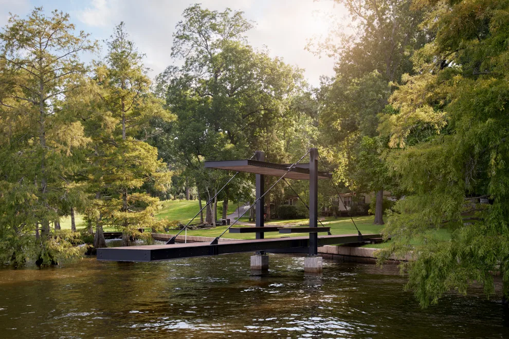 Dock at Twelve-Mile Bayou by Robert M. Cain, Architect - Photo 12