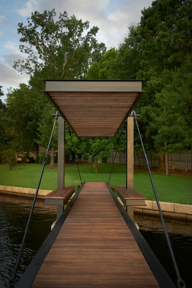 Dock at Twelve-Mile Bayou by Robert M. Cain, Architect - Photo 9