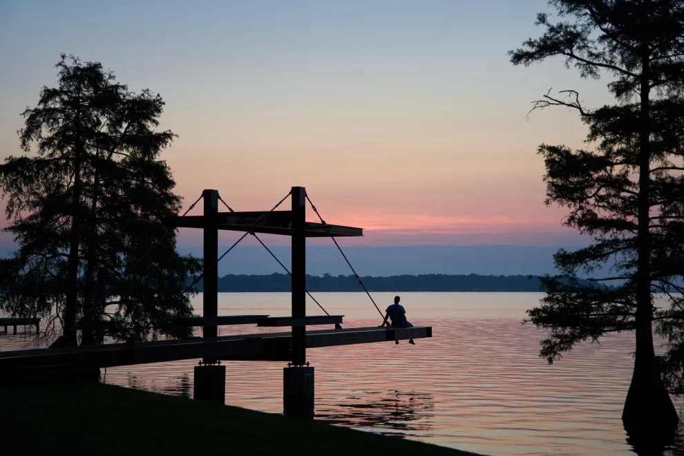 Dock at Twelve-Mile Bayou by Robert M. Cain, Architect - Photo 3