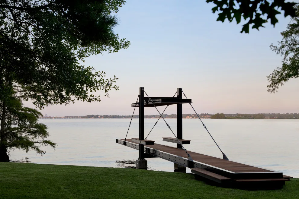 Dock at Twelve-Mile Bayou by Robert M. Cain, Architect - Photo 14