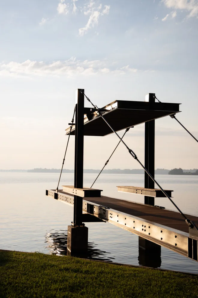 Dock at Twelve-Mile Bayou by Robert M. Cain, Architect - Photo 10