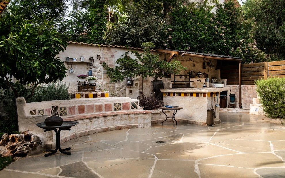ENGRAVED CONCRETE by Roy Altaras Landscape Design And Build - Photo 5