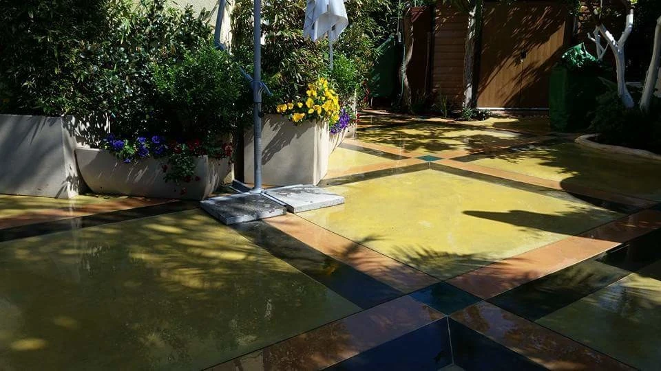 ENGRAVED CONCRETE by Roy Altaras Landscape Design And Build - Photo 3