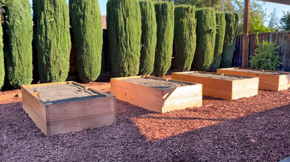 Backyard Remodel (Planter Boxes, Walkways, Pavers, Grass, & Tree Install) by San Jose Tree Service & Landscaping - Photo 8