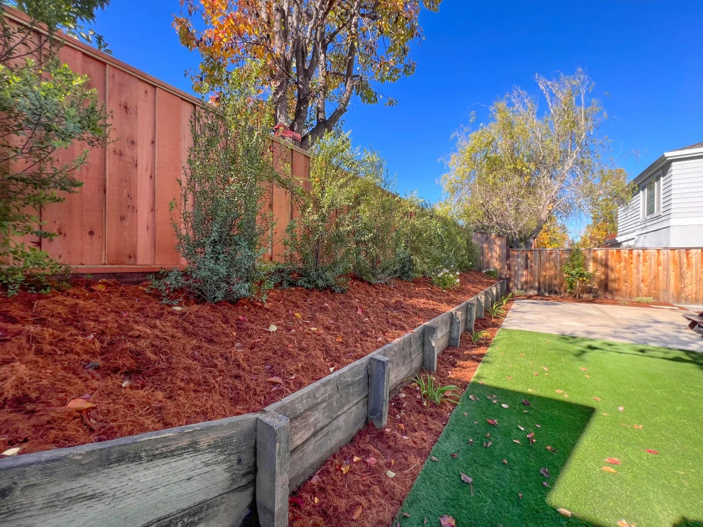 Backyard Transformation (Turf, Pavers, Shrubs, Fence) by San Jose Tree Service & Landscaping - Photo 7