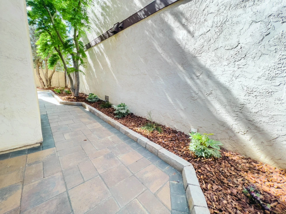 Backyard Remodel (Pavers, Mulch, Shrubs, Planter Bed, Edger) by San Jose Tree Service & Landscaping - Photo 2