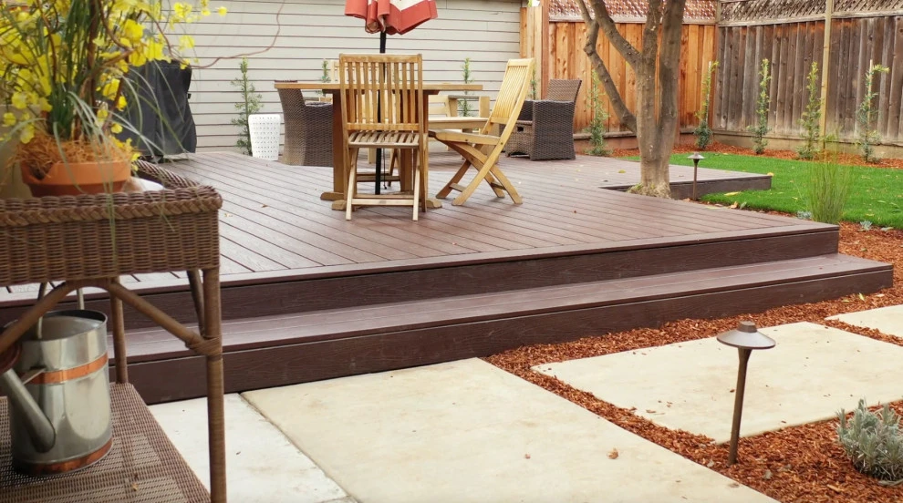 Back and Front Yard Project with Deck by San Jose Tree Service & Landscaping - Photo 2
