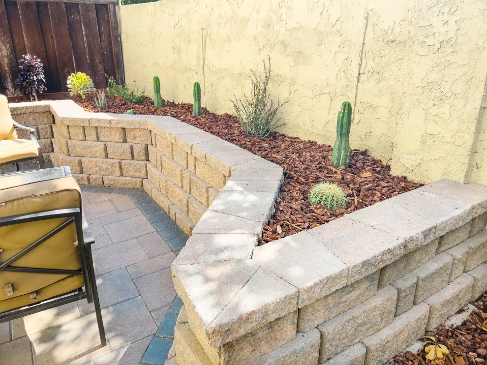 Backyard Remodel (Pavers, Mulch, Shrubs, Planter Bed, Edger) by San Jose Tree Service & Landscaping - Photo 11