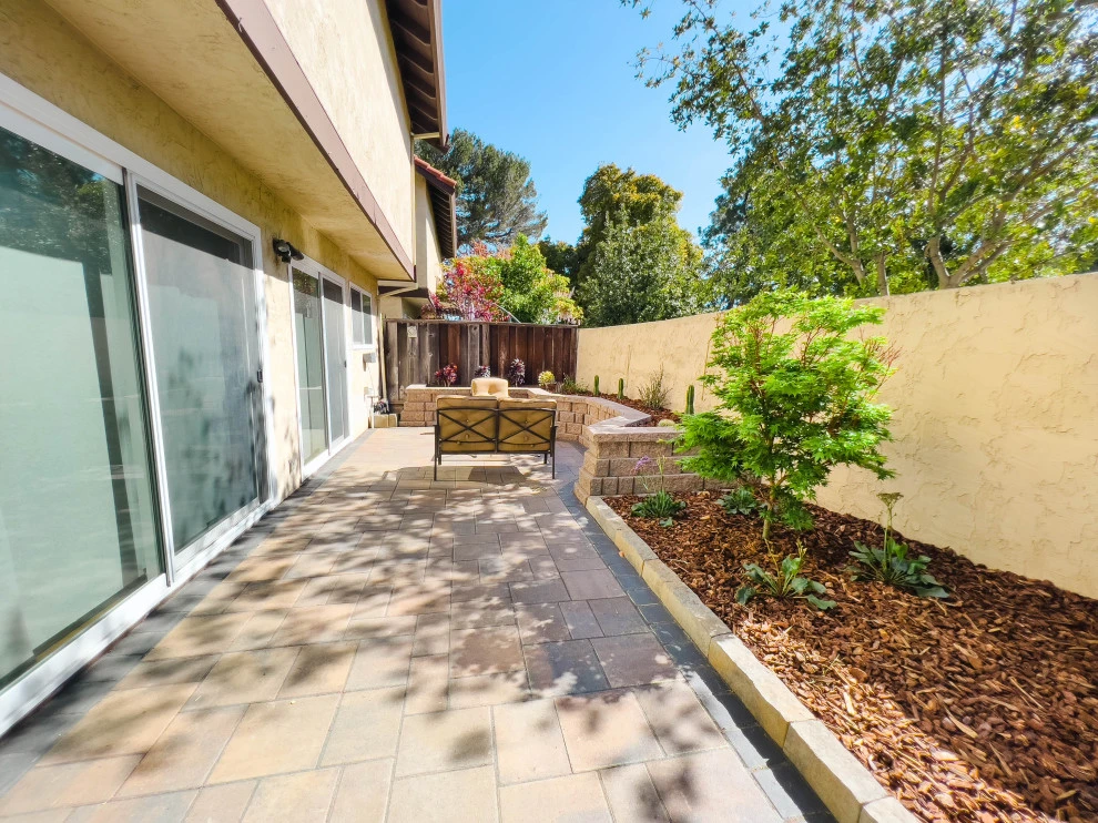 Backyard Remodel (Pavers, Mulch, Shrubs, Planter Bed, Edger) by San Jose Tree Service & Landscaping - Photo 9