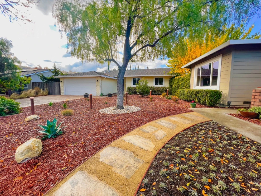 Combined Front Yard Separated by Fence by San Jose Tree Service & Landscaping - Photo 4