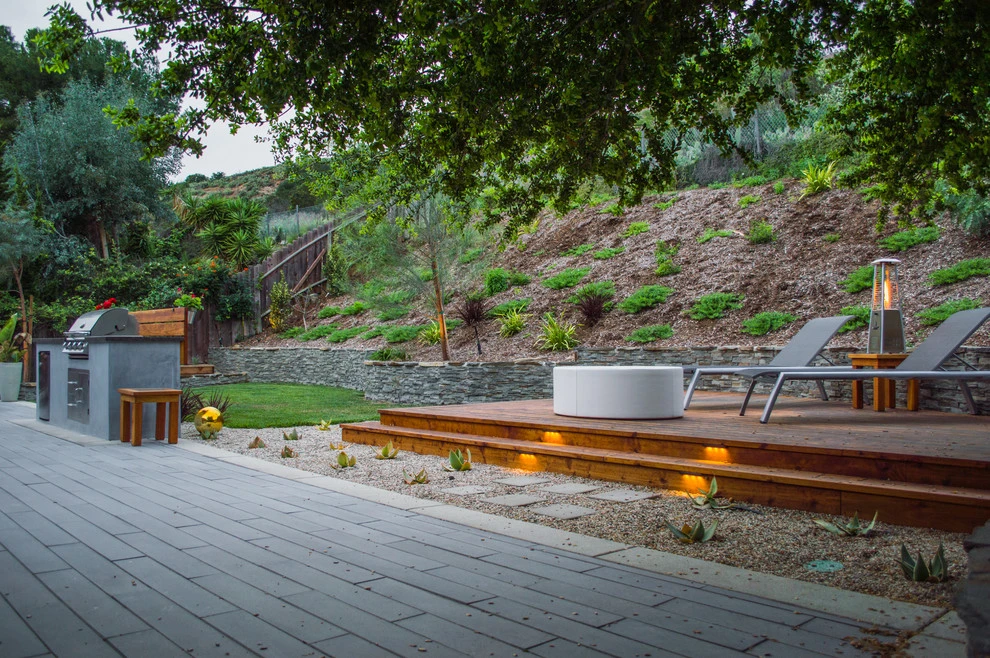 Thousand Oaks Modern Backyard by Scarlett's Landscape, Inc. - Photo 20