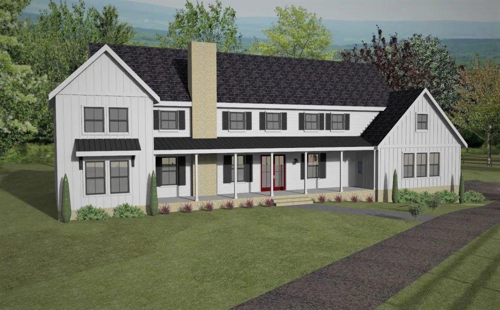 custom farmhouse construction by Barnett Adler - Photo 3