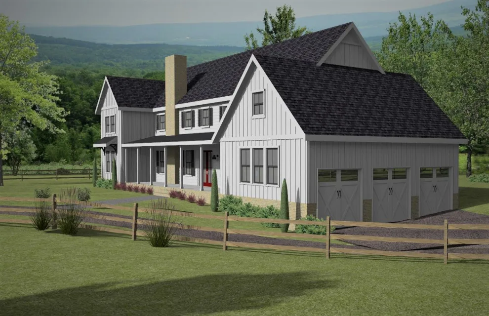 custom farmhouse construction by Barnett Adler - Photo 9