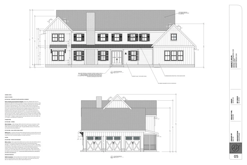 custom farmhouse construction by Barnett Adler - Photo 5
