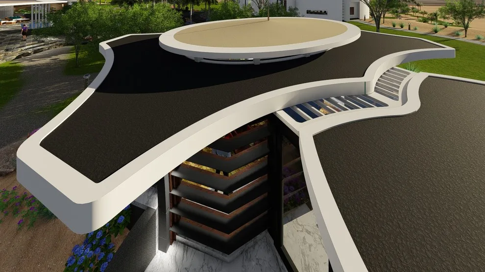 Garden Luxury Dining Set on Its Own by Spacelinedesign Architects - Photo 2