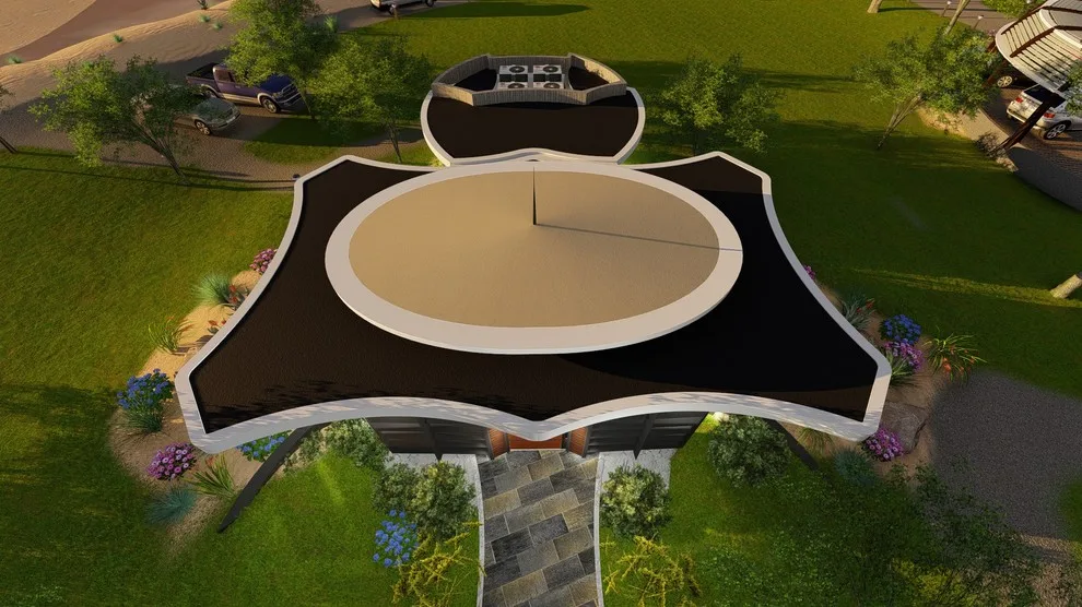 Garden Luxury Dining Set on Its Own by Spacelinedesign Architects - Photo 5