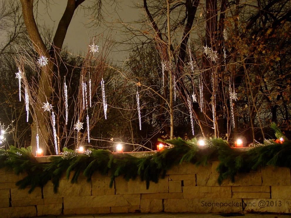 White Walled Gardens in Chanhassen by Stonepocket Unique Landscapes - Photo 11