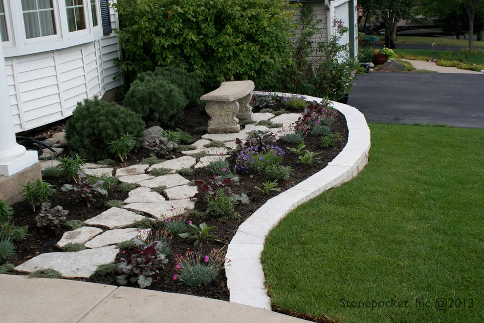 White Walled Gardens in Chanhassen by Stonepocket Unique Landscapes - Photo 10