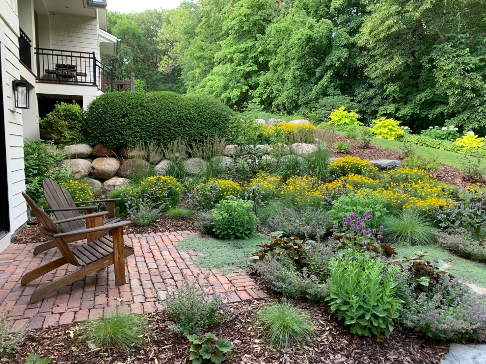 Wayzata Modern Farmhouse Entertainment Addition by Stonepocket Unique Landscapes - Photo 2