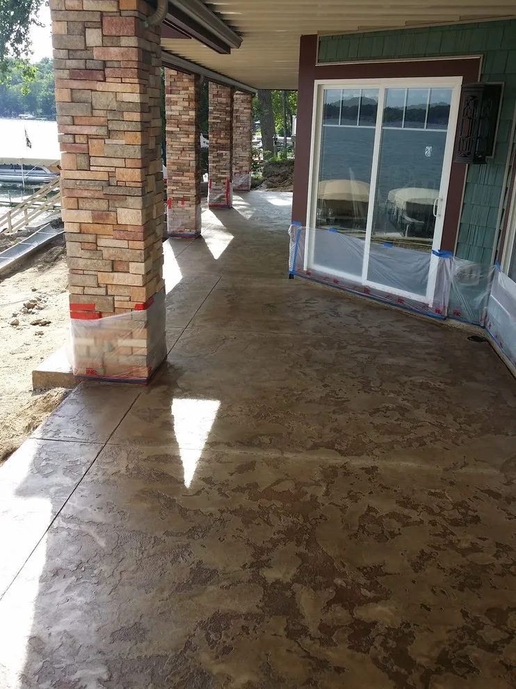 Concrete Overlay for Front Porch by Dancer Concrete Design - Photo 3