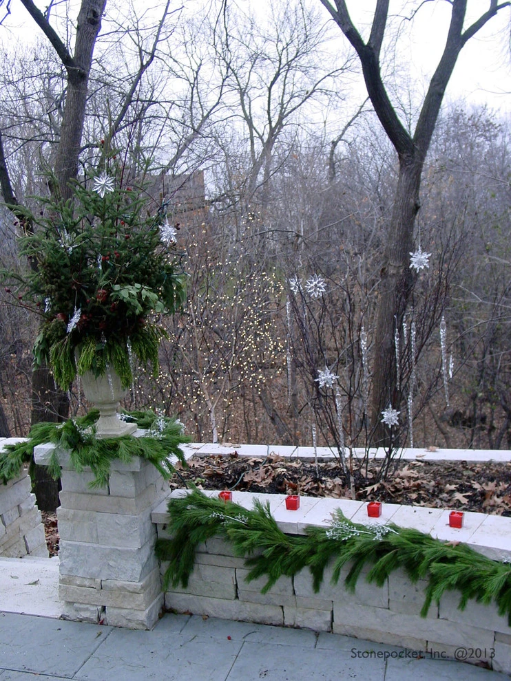 White Walled Gardens in Chanhassen by Stonepocket Unique Landscapes - Photo 13