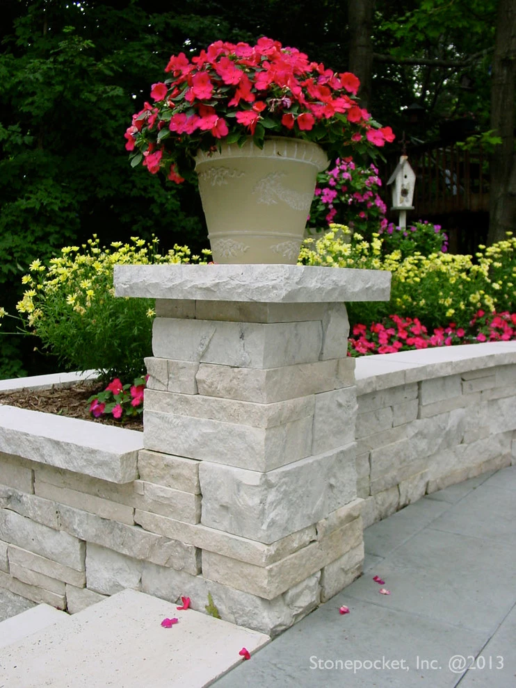 White Walled Gardens in Chanhassen by Stonepocket Unique Landscapes - Photo 12