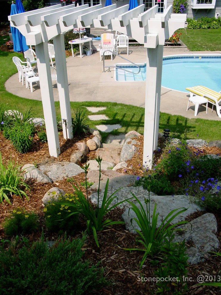 Minnetonka Poolside Gardens by Stonepocket Unique Landscapes - Photo 14
