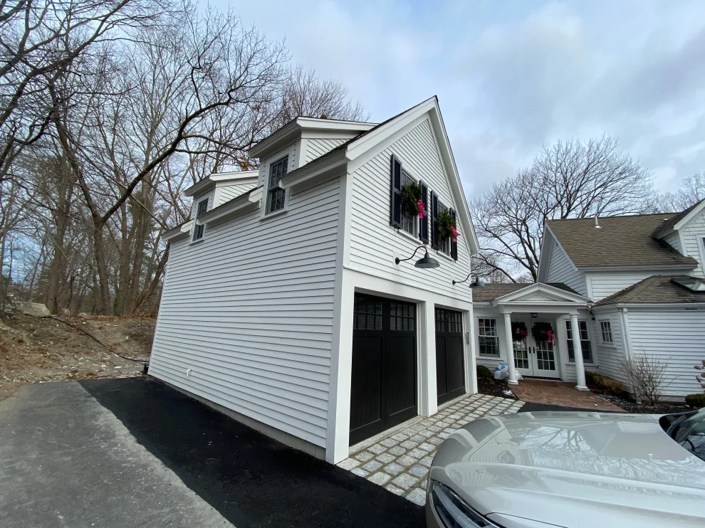 Hellenic Revival Garage Extension by ArchiPlicity, LLC - Photo 9