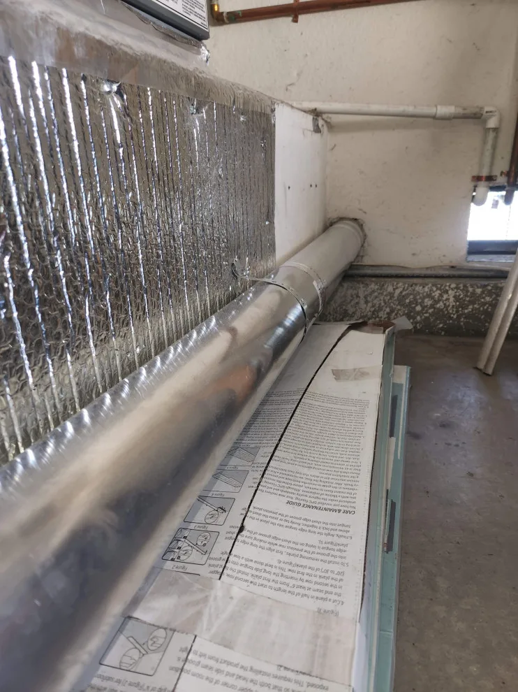 New Dryer Vent Installation in Garage Through Side Wall by Dryer Vent Wizard Of Mission Viejo - Photo 2