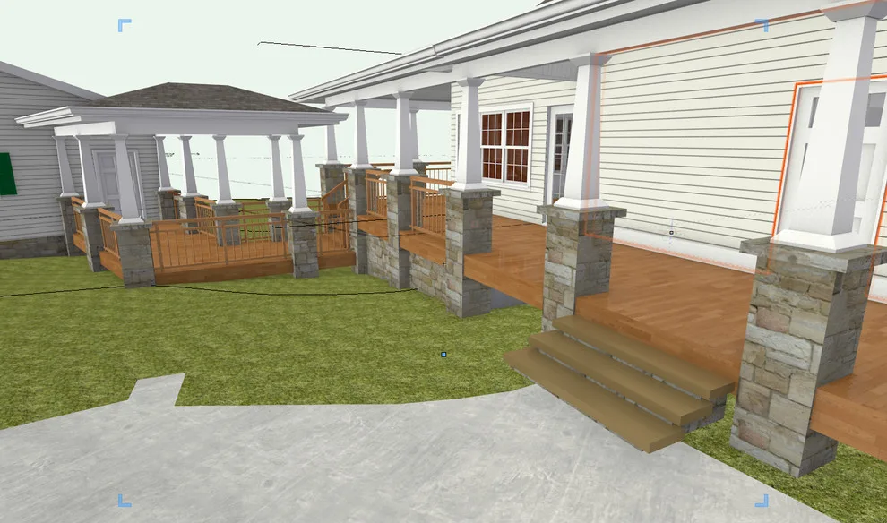 Significant Expansion with a Sheltered Pathway to the Garage by Southeast Studios Inc. - Photo 2