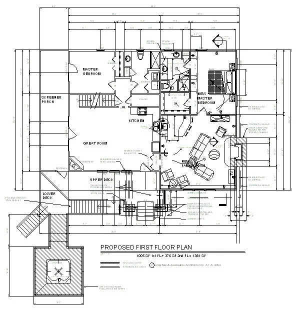 Mountain Cabin Restoration and Expansion by Southeast Studios Inc. - Photo 4