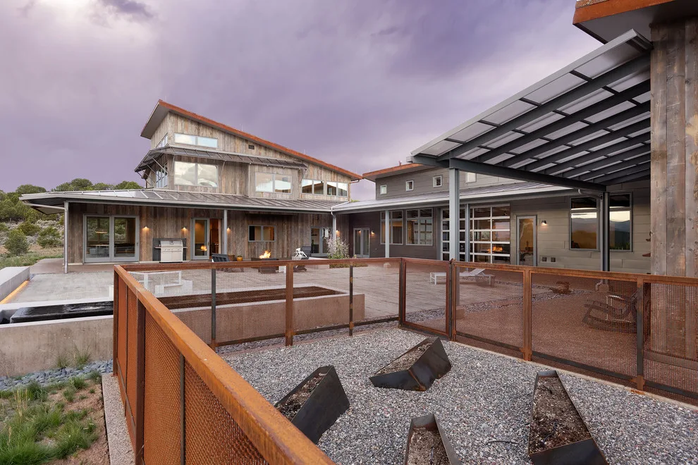Modern Mountain Courtyard Home Development by Jess Pedersen Architecture - Photo 13