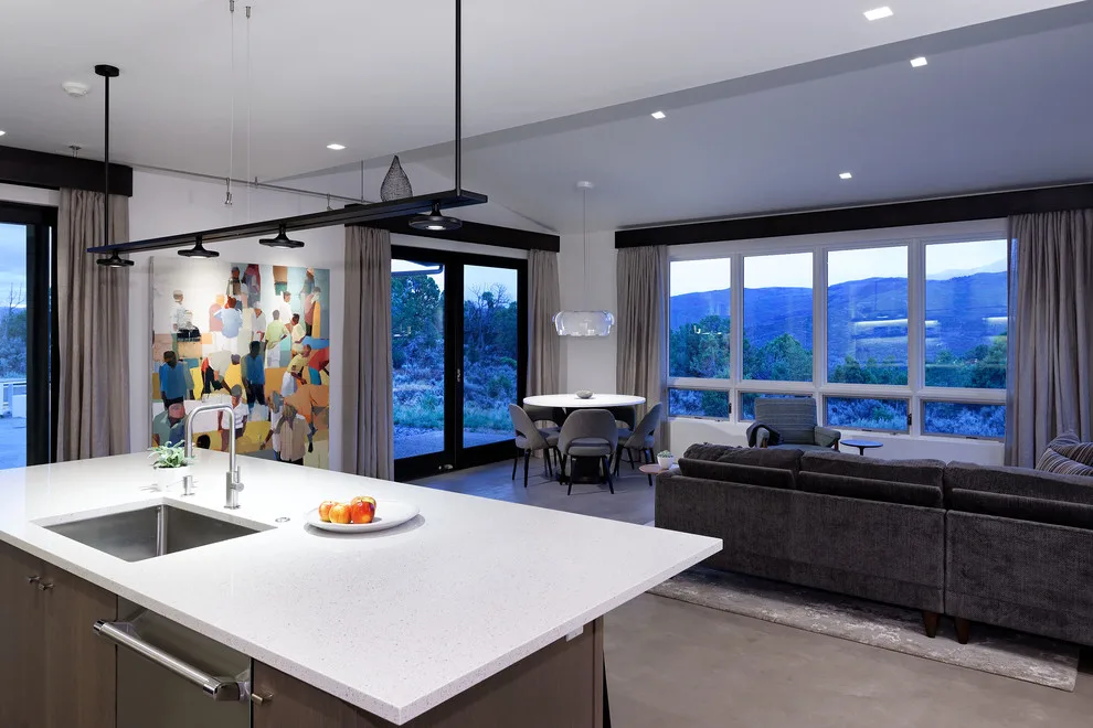 Modern Mountain Courtyard Home Development by Jess Pedersen Architecture - Photo 9