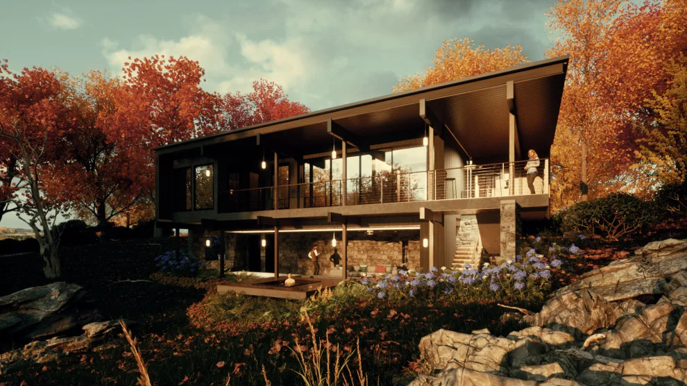 Contemporary Cabins at CRR by Clements Wimsatt Architects - Photo 6